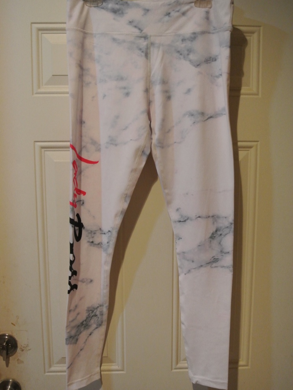 WOMENS LADY BOSS MARBLE DESIGN LEGGINS, XXL